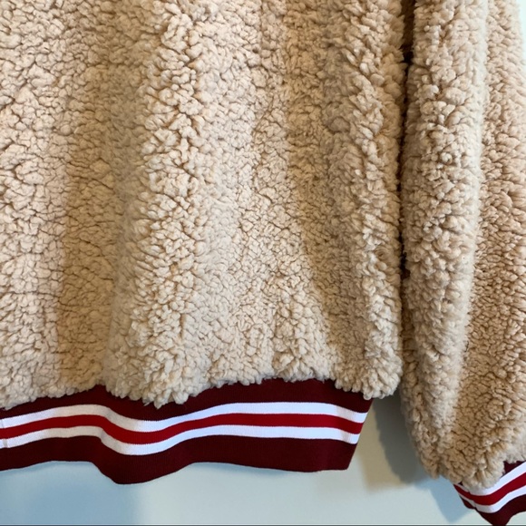 Winter CIAO Letter Print Round Neck Sweatshirt - Picture 4 of 6